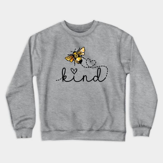 Be(e) Kind Crewneck Sweatshirt by wahmsha